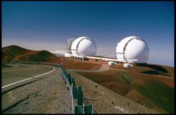 Keck 1 and 2 on Mauna Kea