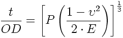 cylinder buckling eqn