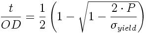 cylinder yields eqn