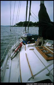 Bikes traveling by Boat