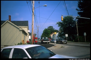 An intersection in Rhode Island